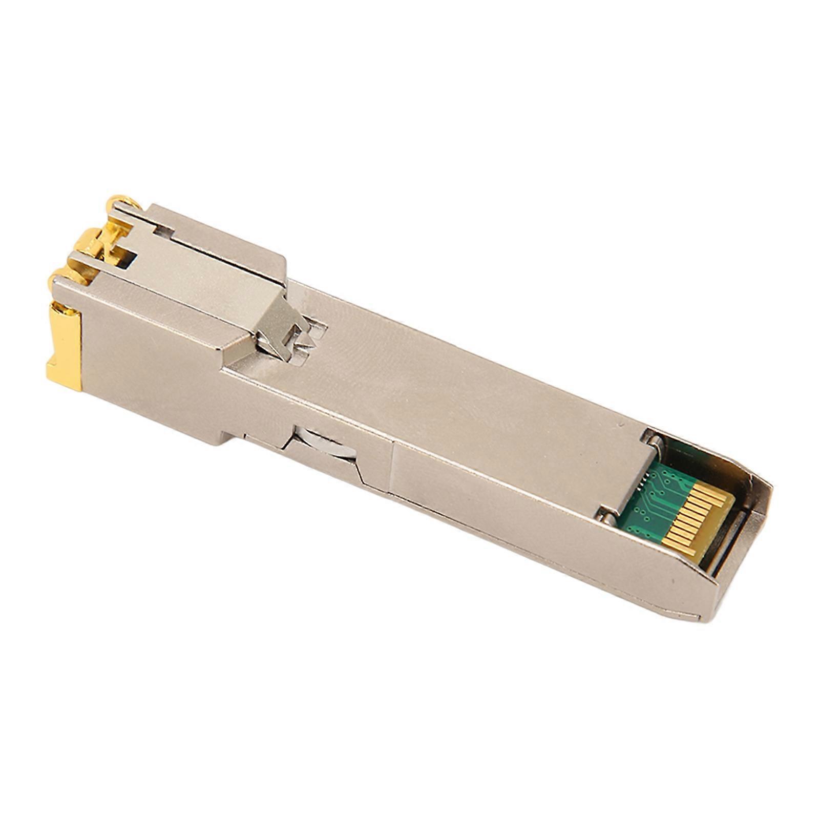 SFP-Transceiver 1,25G SFP 10 100 100 0M RJ45 100M Gigabit SFP zu RJ45 Ethernet-Modul Transceiver Optisches Modul