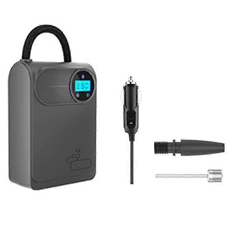 bil elektrisk luftpumpe bil luftkompressor mini smart digital bærbar