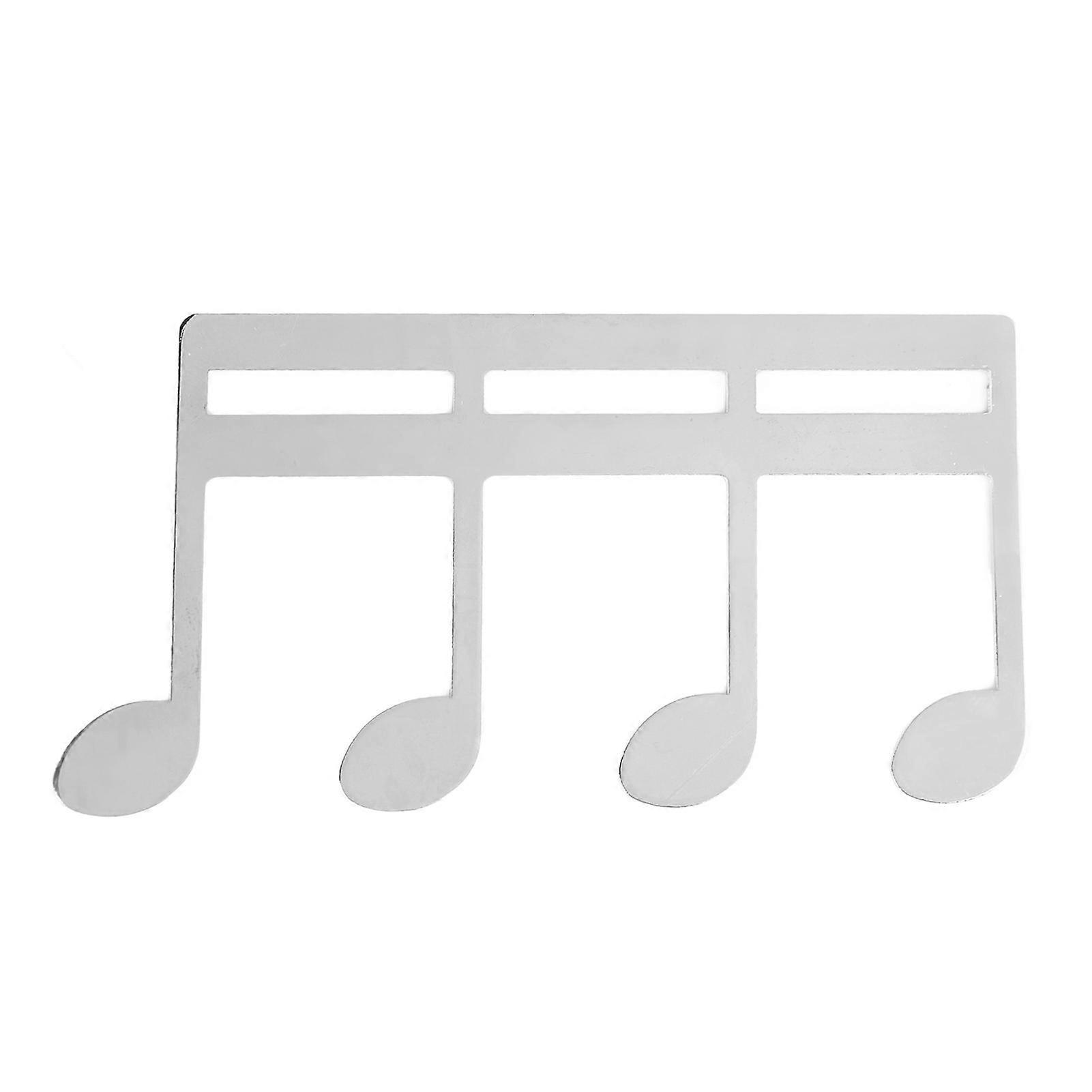 楽譜クリップメタルノートパターン繊細なミュージックブッククリップページホルダーピアノギター用