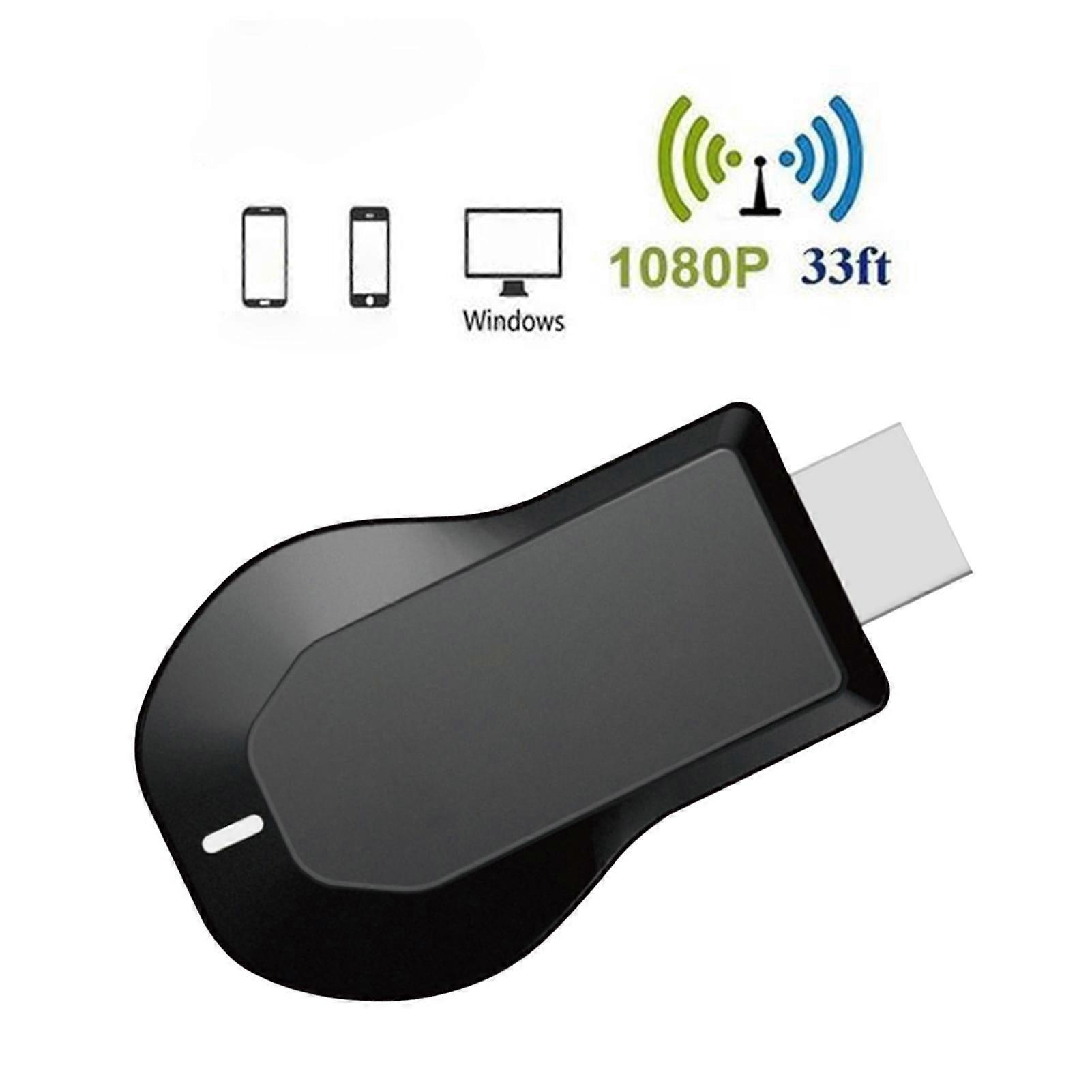 Wireless Display Receiver Compatible for iPhone Compatible for iOS Compatible for Android to TV Projector