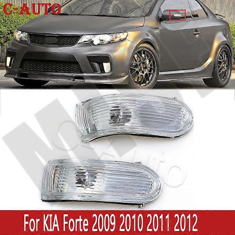 C-Auto 1pair Rearview Mirror Turn Signal Light Side Mirror Indicator Blinker Repeater For KIA Forte 2009 2010 2011 2012
