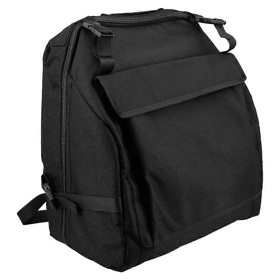 Black Oxford Cloth Accordion Case Storage Bag for 48 Bass Accordion