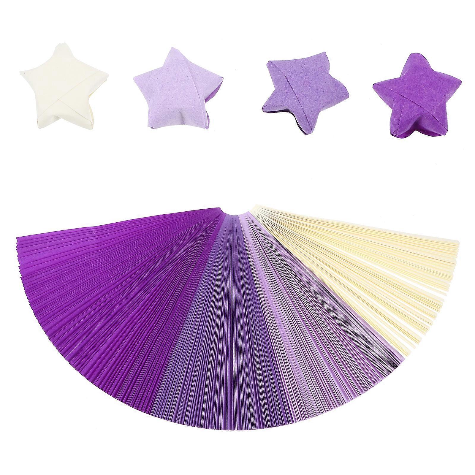 520Pcs Handcraft Origami Paper Star Paper Strip Multi-color Paper Strips for DIY