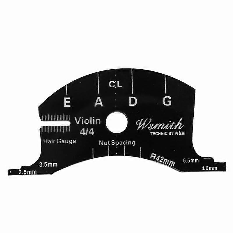Violin Bridge Reparation Reference Tool Fingerboard Scraper Making Template Tool 4/4 Sort