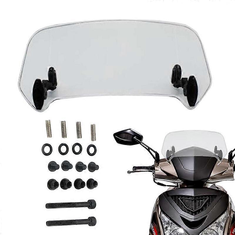 Motorcycle Windshield Variable Universal Windscreen Spoiler Extension Adjustable Small Wind Deflector