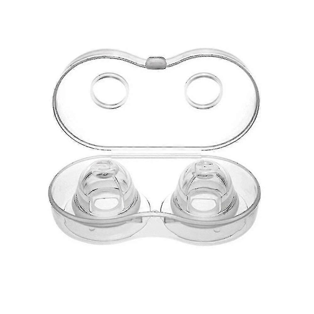 Niplette Set Of 2 Pairs Invisible Suction Cups For Flat And Inverted Corrector - Made Of Food Grade Silicone - 100% Silicone