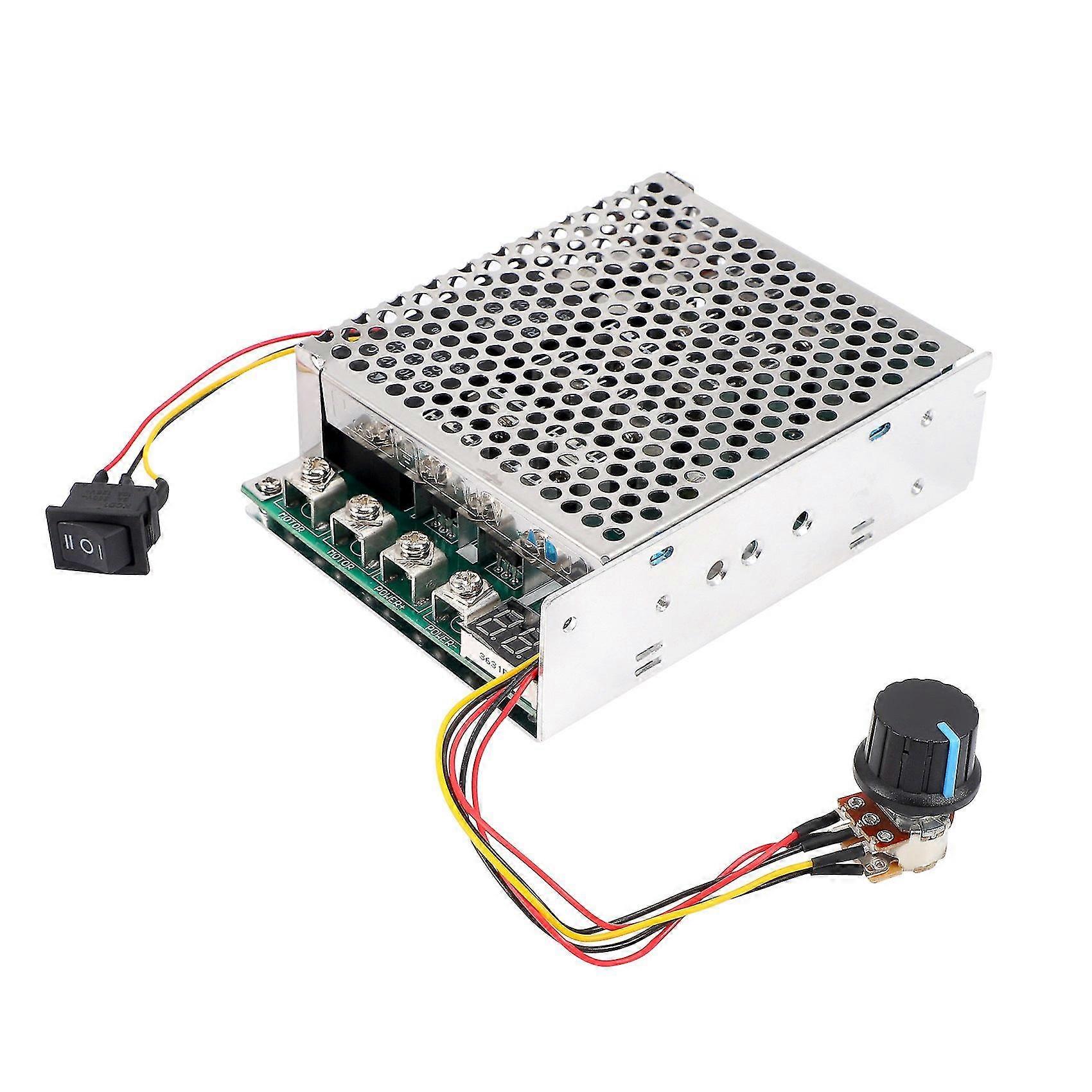 DC 10-55V 100A 3000W motorhastighedsregulator vendbar PWM-kontrol fremad og tilbage controller