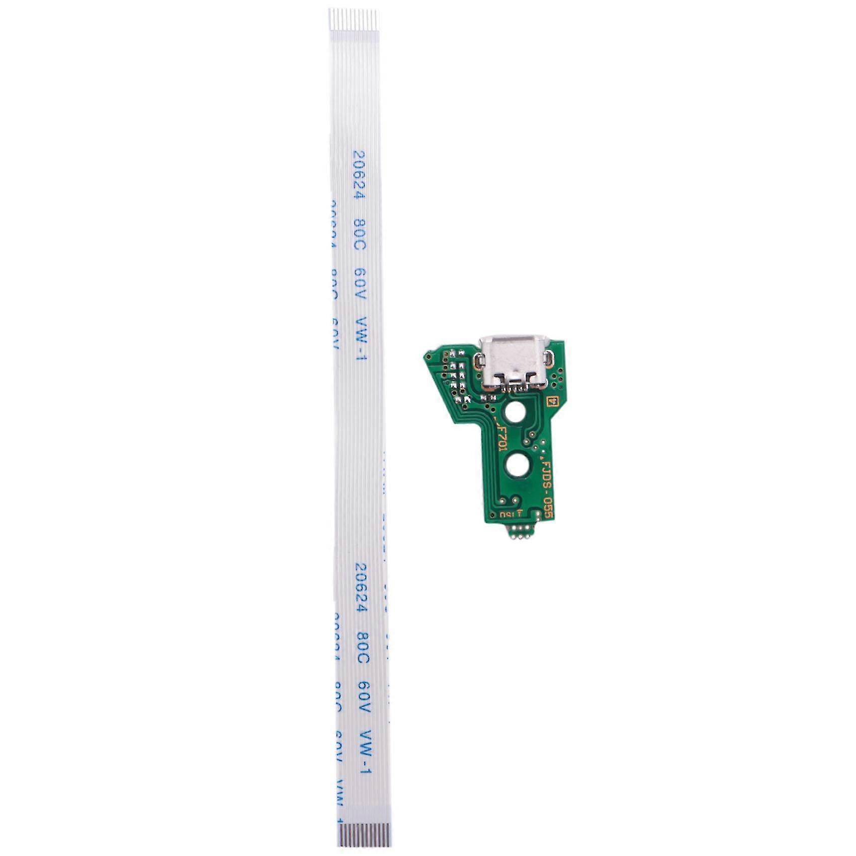 Usb Charging Port Board For -055 Ps4 Controller With 12 Pin Flex Cable