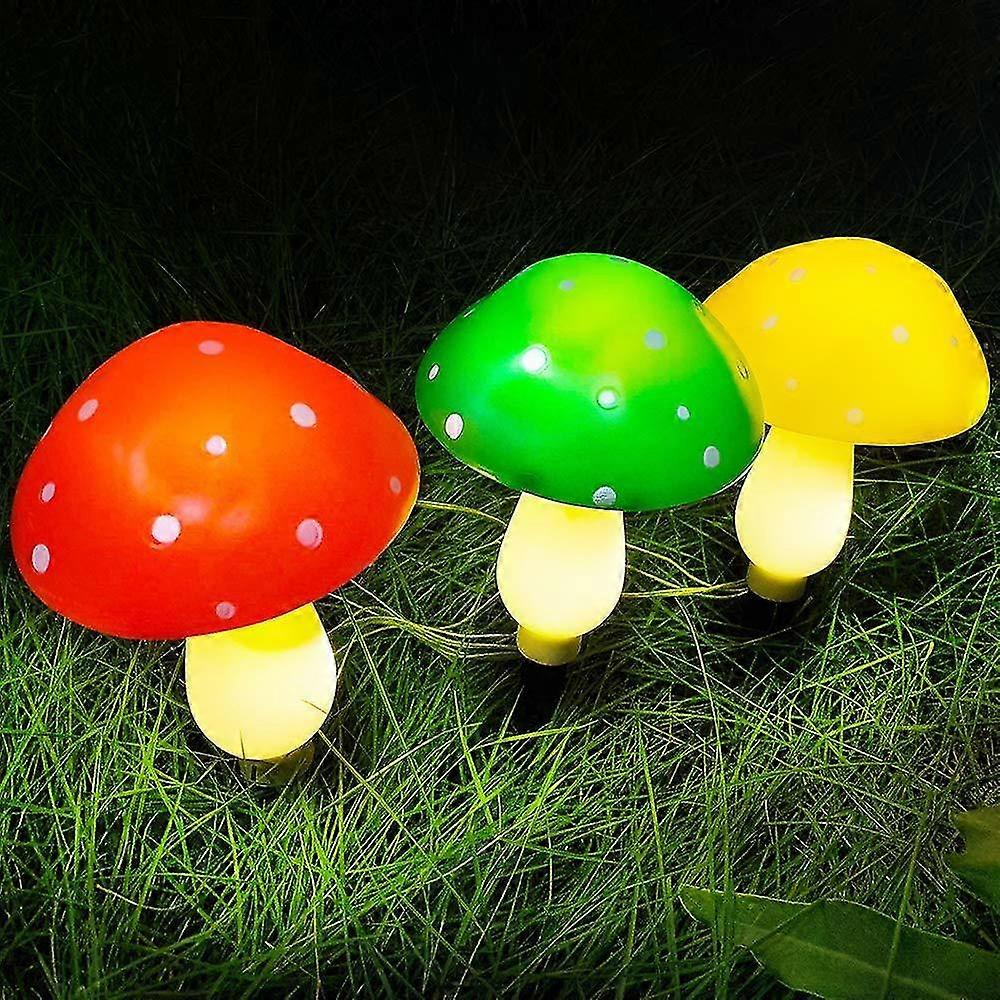 Outdoor Solar Garden Lights Mushroom Pile Yard Decorations Suitable for your garden, patio, yard, backyard, stairs, fence posts