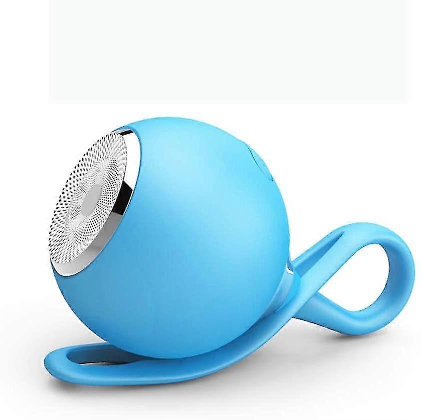 Portable Waterproof Bluetooth Speaker, Ball Pendant Mini Stereo Speaker With Bass Effect And Tf Music Mode(Blue)