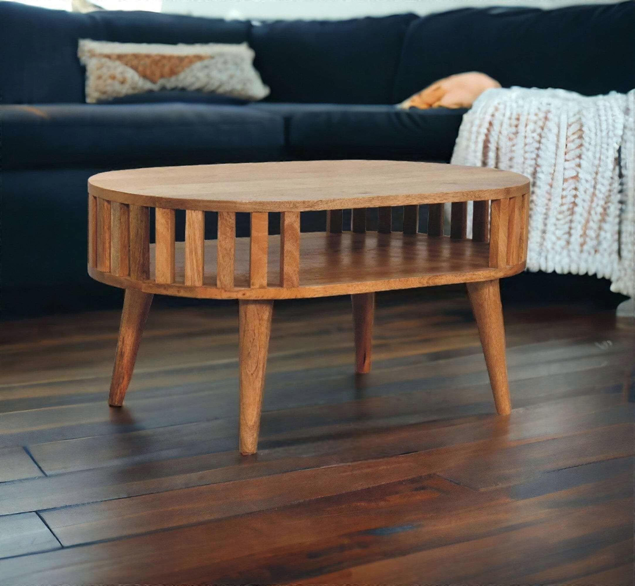 Lattice Coffee Table In Oak