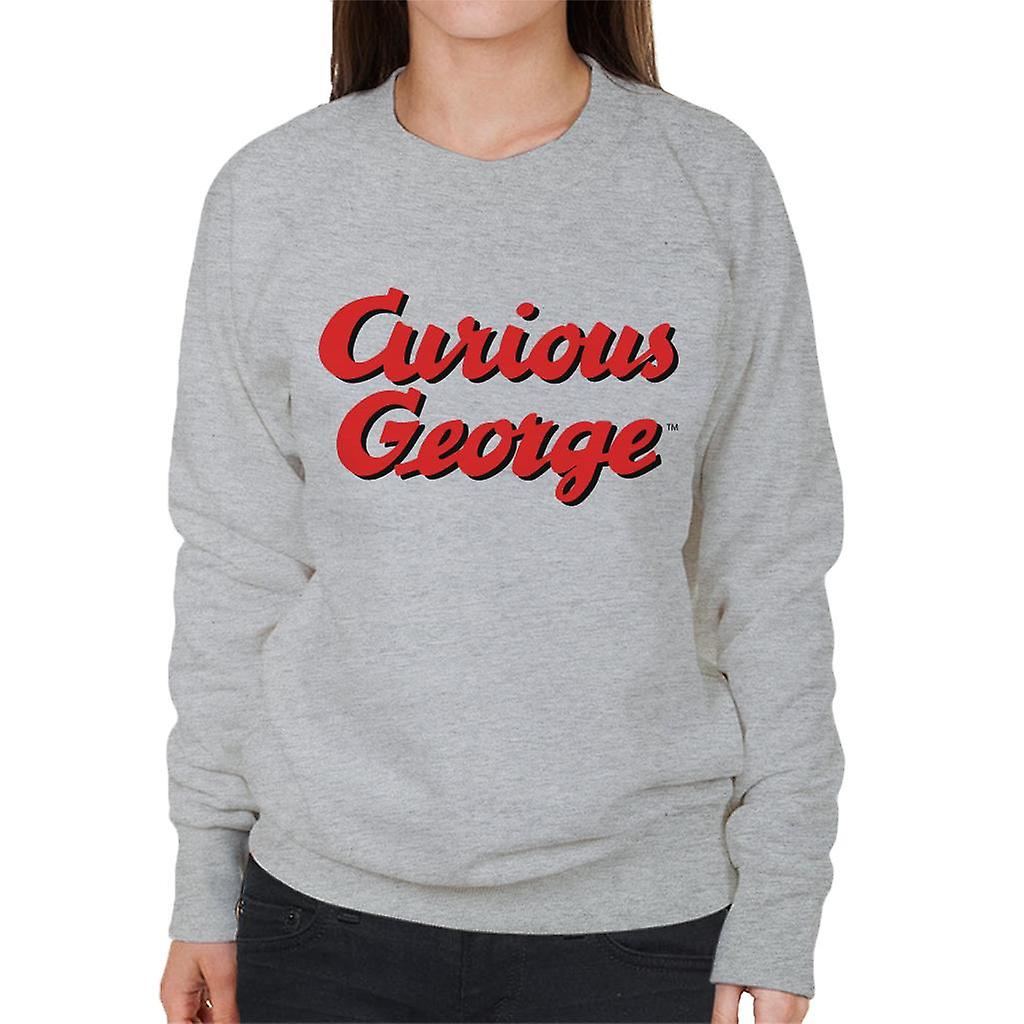 Curious George Red Logo Women's Sweatshirt