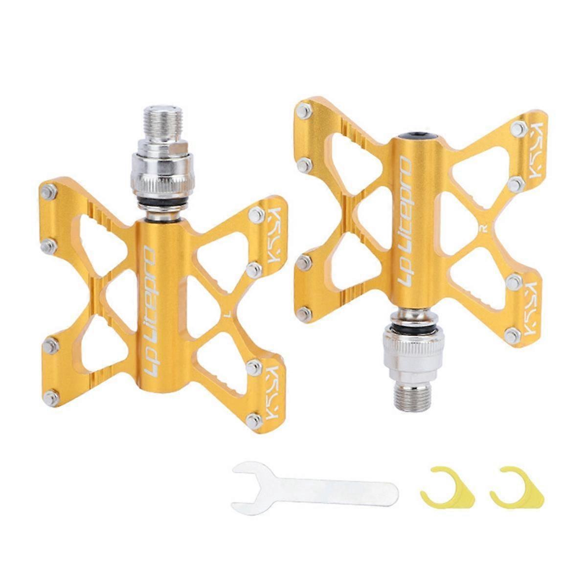 K5 Quick Release Pedal Widened Non-Slip Ultralight Sealed Bearing Folding Bike Pedals Bicycle Part