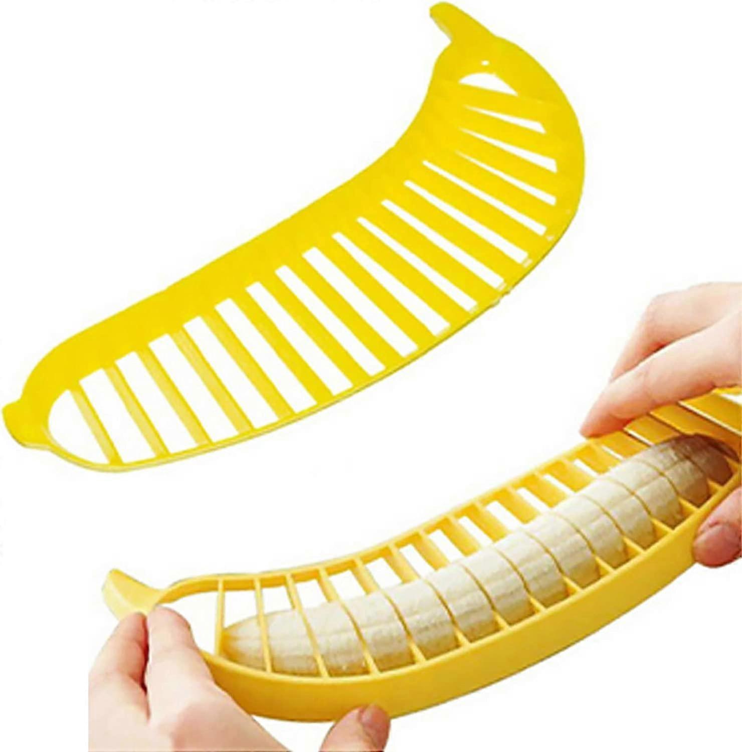 Banana Slicer, Practical Kitchen Tool, Fruit Peeler  (2pcs)c p