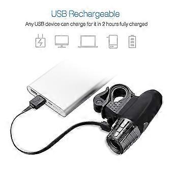Bright Usb Rechargeable Bike Light Set, Bike Lights Front Head Light And Back Taillight