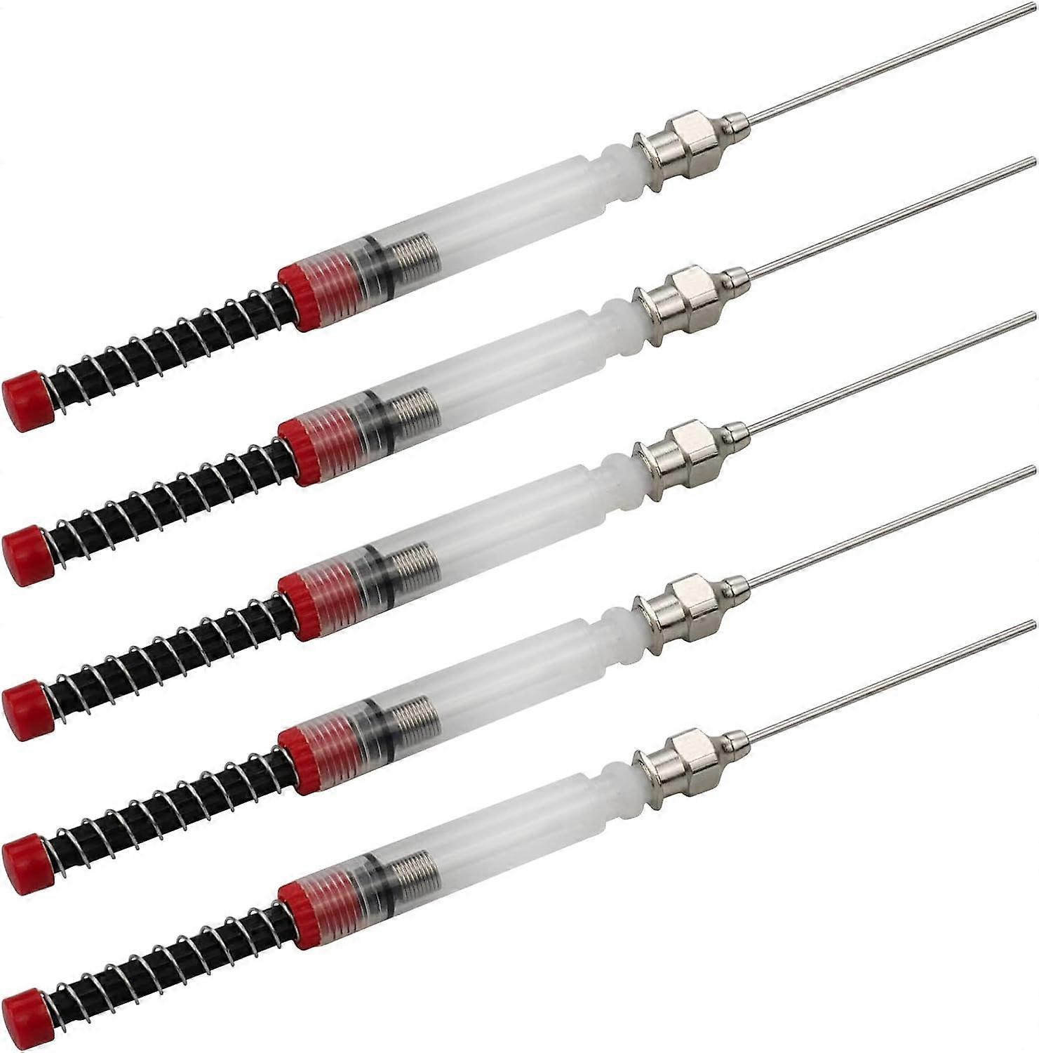 Pack of 5 Spring Fountain Pen Ink Filling Syringes, with Removable Blunt Needle Tip, Keep Hands Clean, Refilling is Easier and Faster,2024 Ping