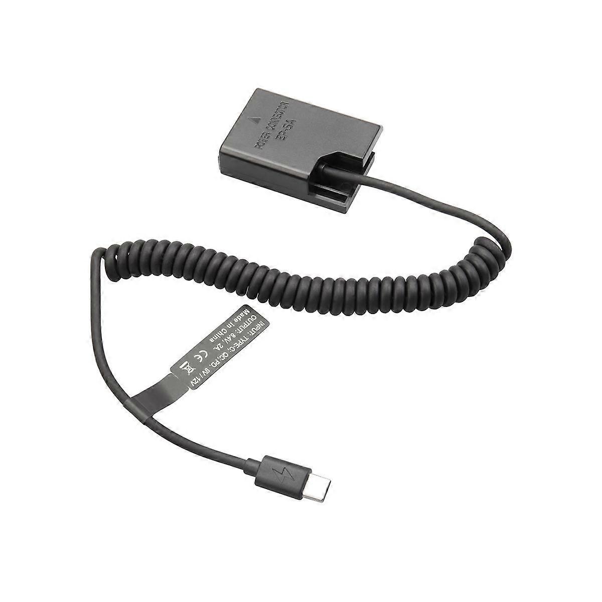 EL14 Dummy Coupler Battery Type-C Spring Cable for D3100 D3500 D5100 D5200 D5300 D5600 P7000 P7100