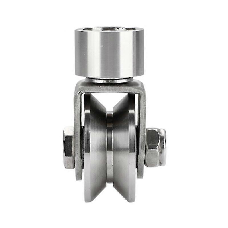 Tyst svängbar remskiva Hjul Rulle Remskiva Block 360 graders rotationer Rulle