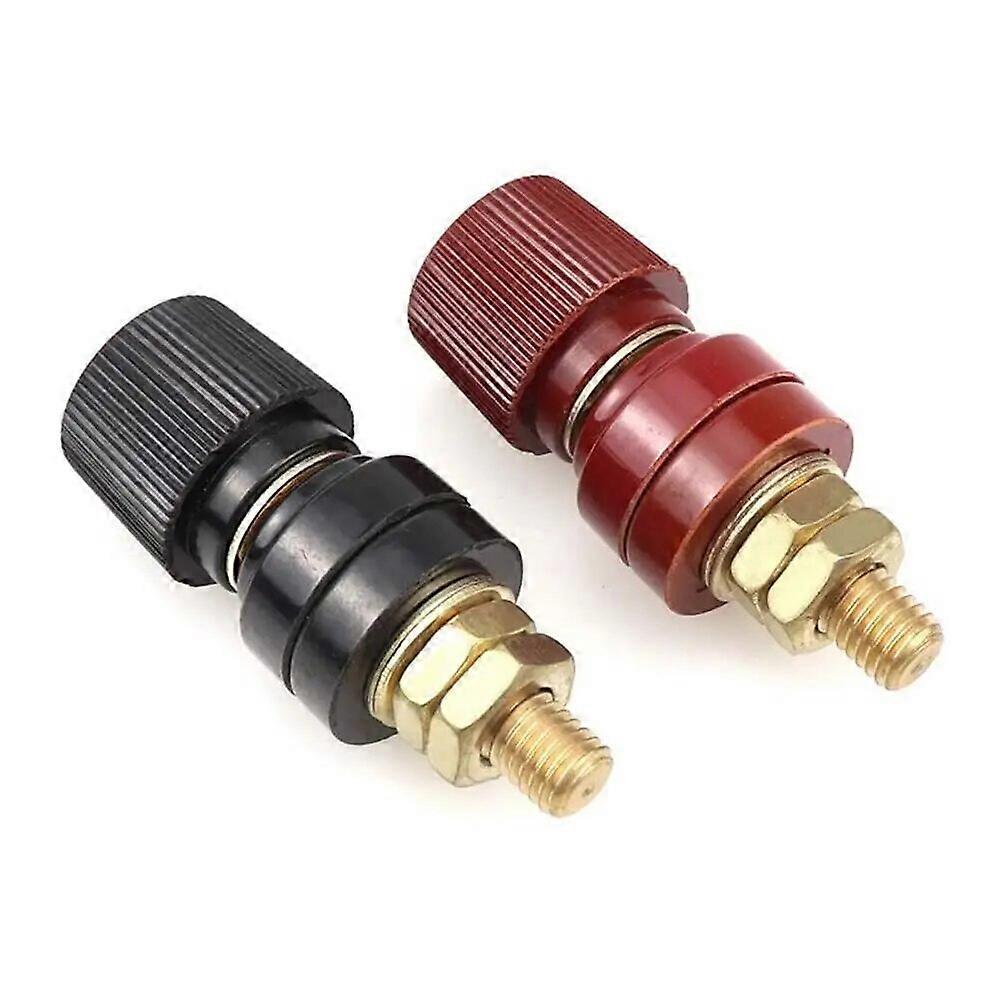 6/8mm Stud Premium Remote Battery Power Junction Post Connectors Brass Replacement Terminal Kit Accessories