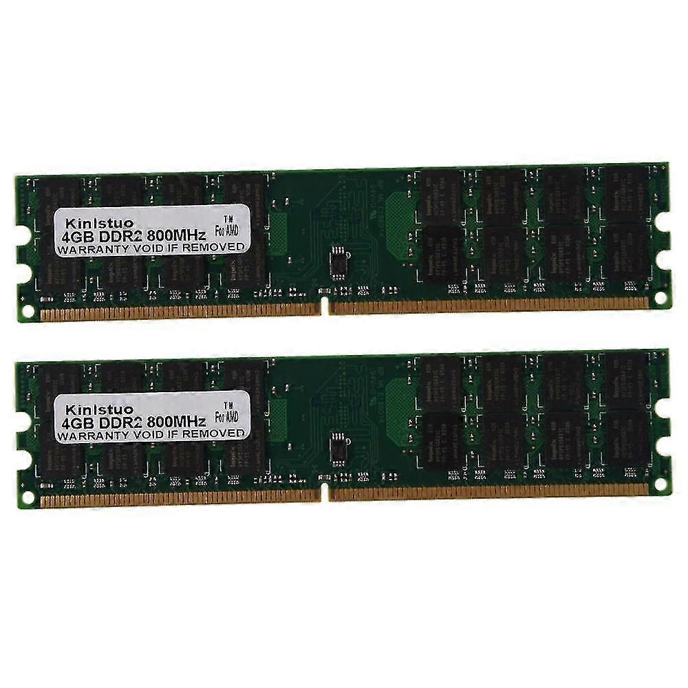 16gb 4x4gb Ddr2-800mhz Pc2-6400 240pin Dimm For Amd Cpu Motherboard Memory