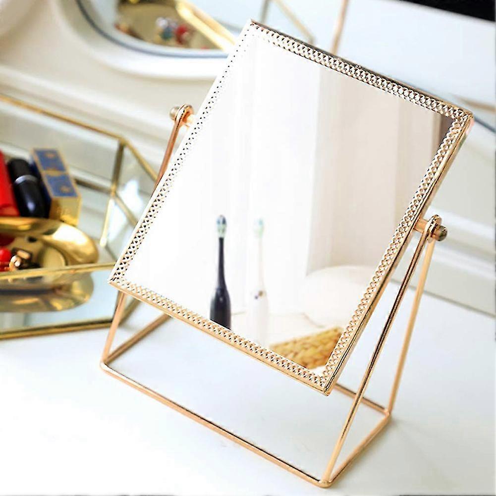 Makeup Mirror,rose Golden Makeup Mirror Vanity Decorative Mirror