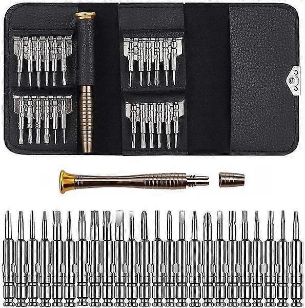 25-Piece Precision Screwdriver Tool Set for Electronics, Mobile Devices, and Small Repairs