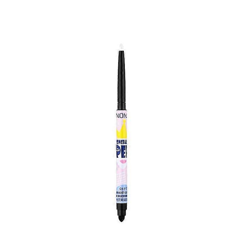 Glänzender Perlen-Smudge-Lidschattenstift, liegender Seidenraupenstift