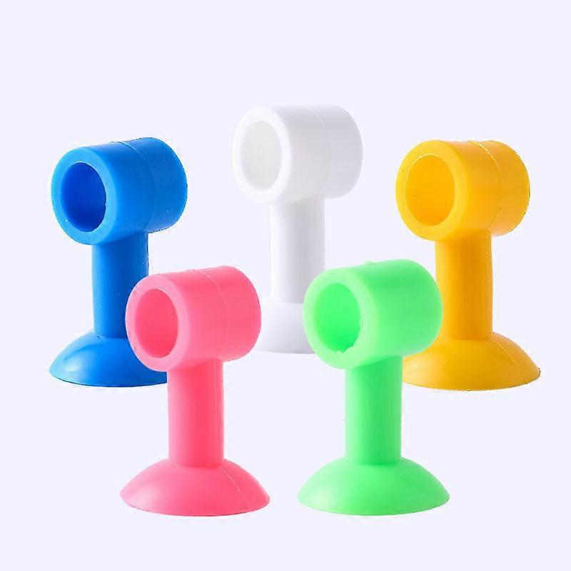 5pcs粘着壁プロテクタードアハンドルクラッシュパッドバンパー保護マフラーラバープラグ