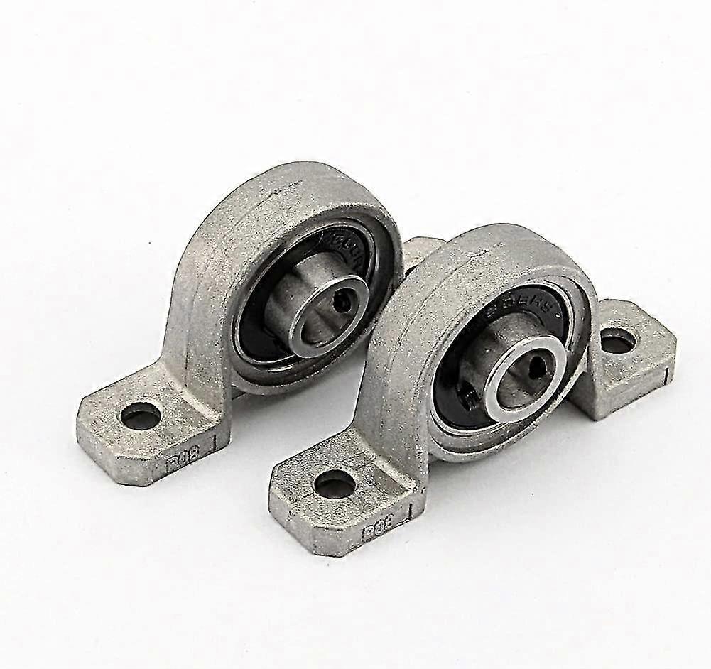 Pillow Block Bearings - Ball Bearings Flange Bore Self Mounted Self Adjust Bracket, Center (20mm)(a Set Of Two)