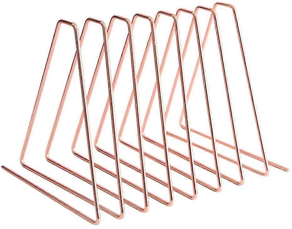 1 Piece Metal Bookend, Triangular Retractable Bookend, Telescopable Bookend, Creative Book Ends, For Home Office Books Magazine And Newspaper, Rose Go