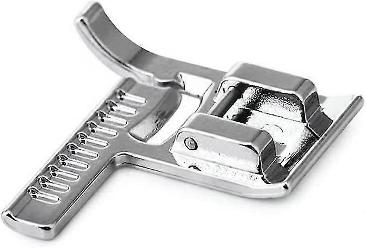 Snap-on Sewing Machine Straight Stitch Guide Presser Foot (silver) (1pcs)