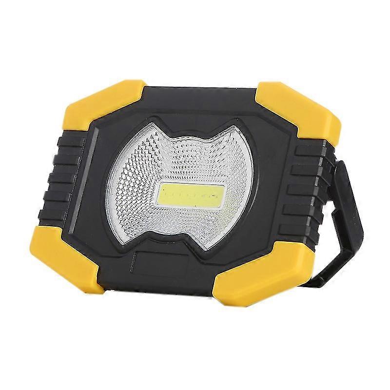 50w Portable Spotlight Solar Light Led Work Light Usb Rechargeable Flashlight