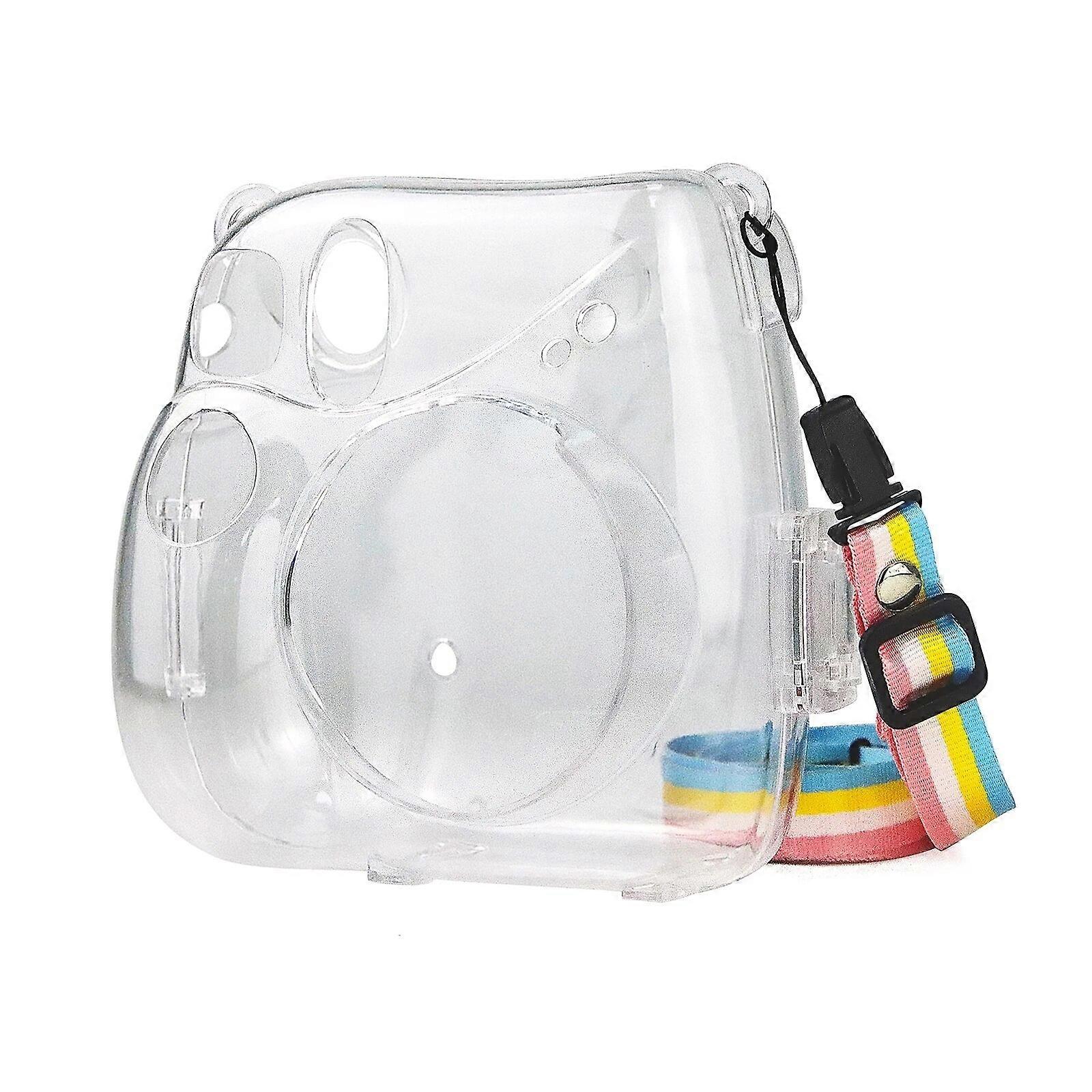 Protective Crystal Case with Strap For FUJIFILM Instax mini 7+