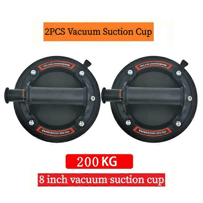 2pcs 8 אינץ 'חליפת יניקה ואקום לאריח מרים זכוכית כבד 220 ק"ג כושר נשיאה גרניט הרמה ידנית יניקה