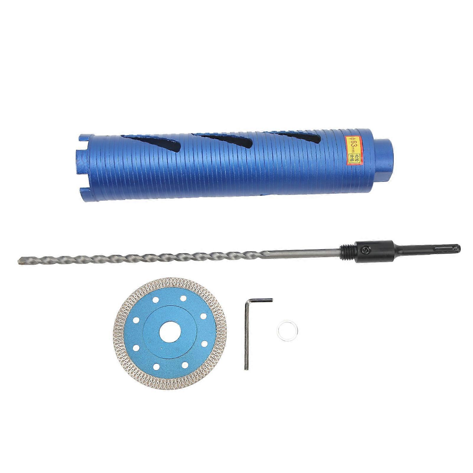 2.5in Diameter Core Drill Bit 5/8?11 Thread Wet and Dry Drilling Concrete Hole Opener Efficient Hole Saw Drill Bit