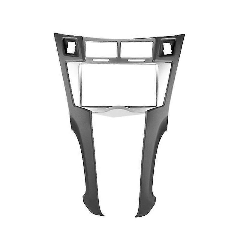 2 Din Car Radio Stereo Frame Trim Kit Of Dashboard For Yaris Vitz Platz 2005-2011 Dvd Player Instal