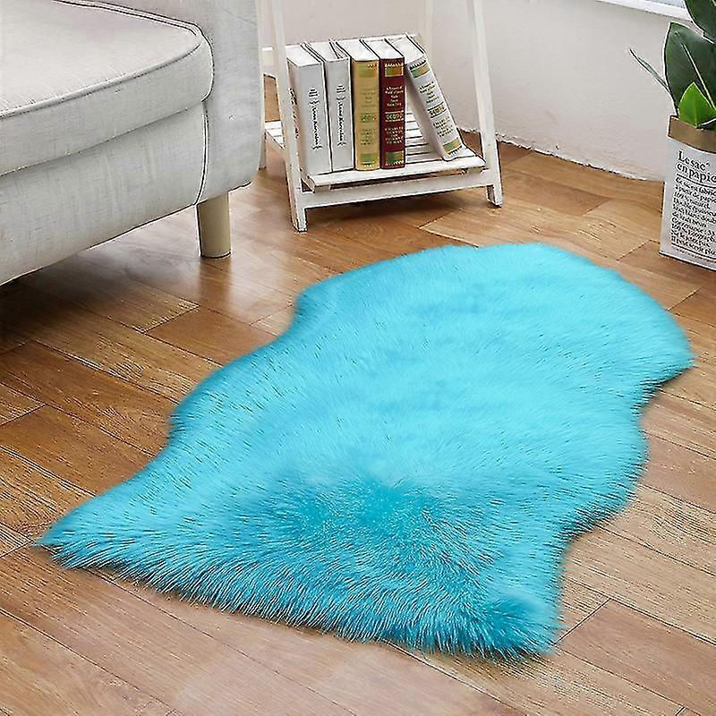 لينة رقيق الفراء عدم الانزلاق فو جلد الغنم سجادة، منطقة السجاد لكرسي غطاء مقعد وسادة