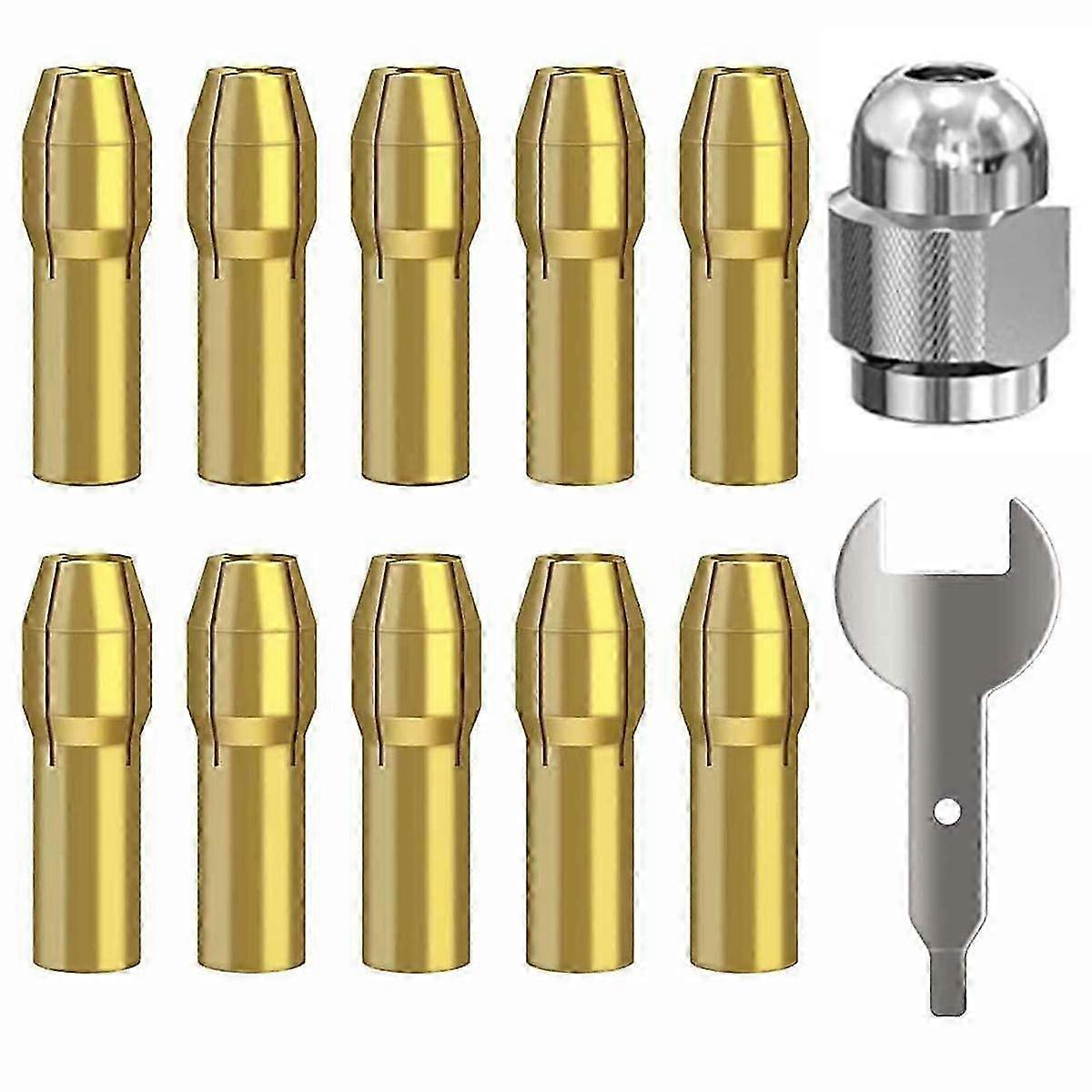 Quick Change Collets 4485 Brass Rotary Tool Accessories Compatible with for Collets of Different Si