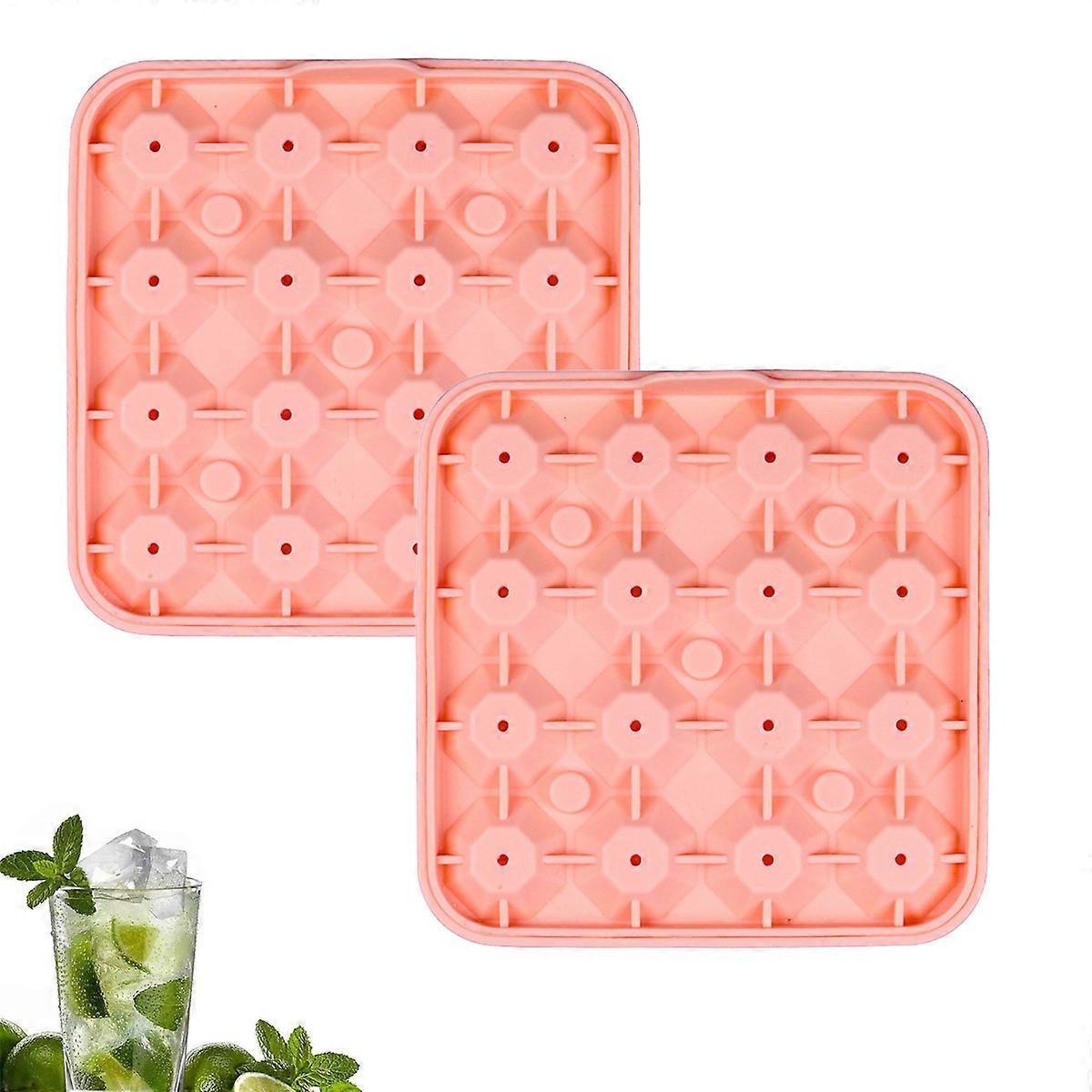 2pcs Diamond silicone ice style wine ice grid kitchen silicone ice mold