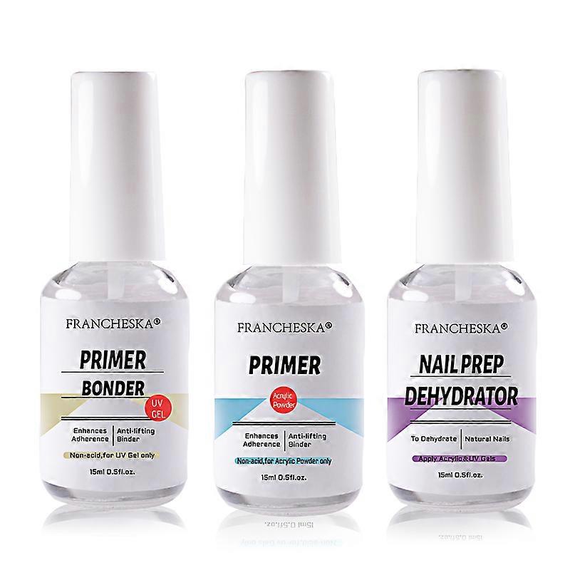 45ml Nail Primering Set Bonder Prep Dehydrator Desiccant Anti-warping