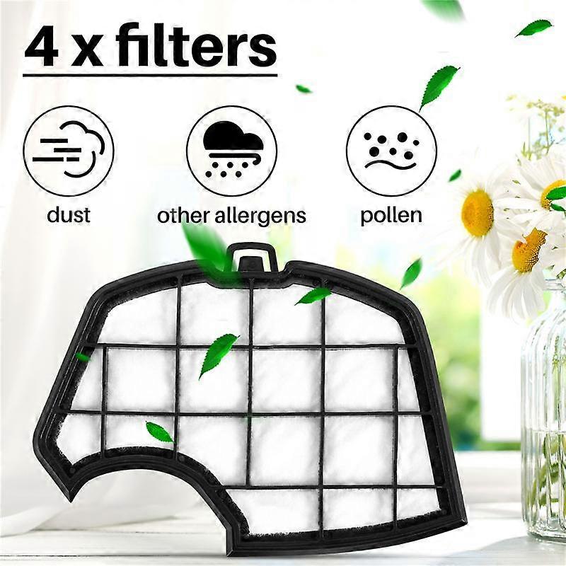 4Pcs Motor Filter Replacement Protection Replacement Filter for Vacuum for Vorwerk Kobold VK140 VK1