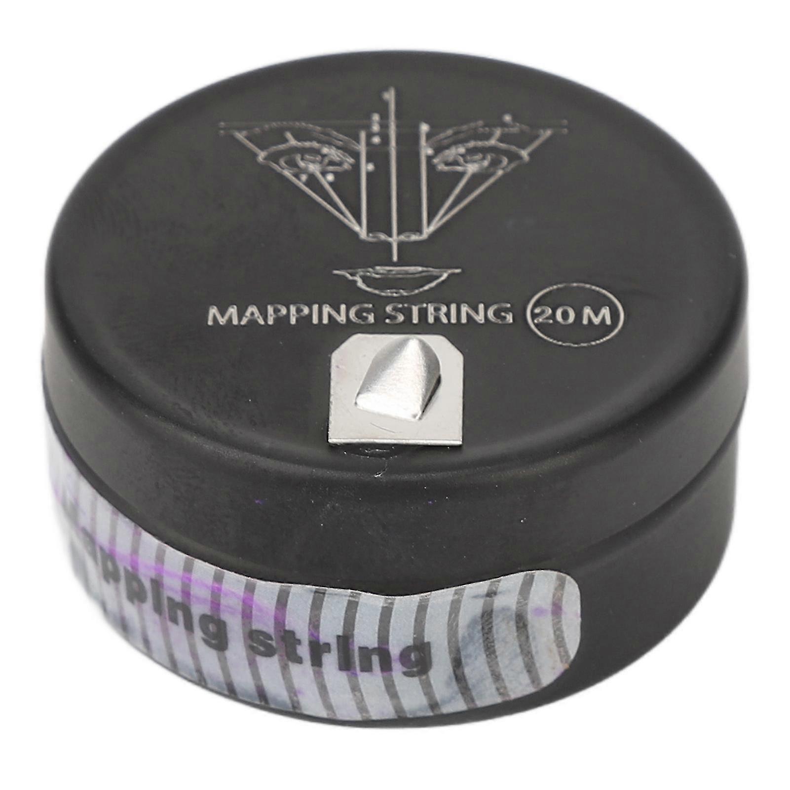 20M Eyebrow Microblading String Pre Inked Hypoallergenic Measuring Tool Eyebrow Mapping String Purple