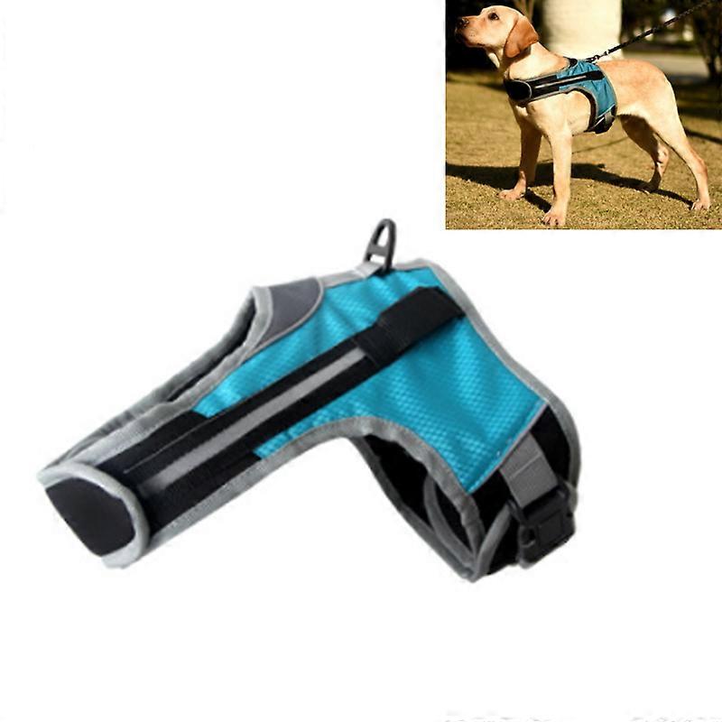 Vestă reflectorizantă pentru câini, lesă pentru câini, ham pentru piept pentru animale de companie, transportator pentru animale de companie pentru plimbare a câinilor, vestă reflectorizantă universală lesă pentru câini piept înapoi