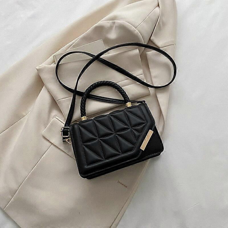 Handväska Mode Axelväska Pläd PU Läder Damer Handväskor Designer Crossbody Väskor För Kvinnor
