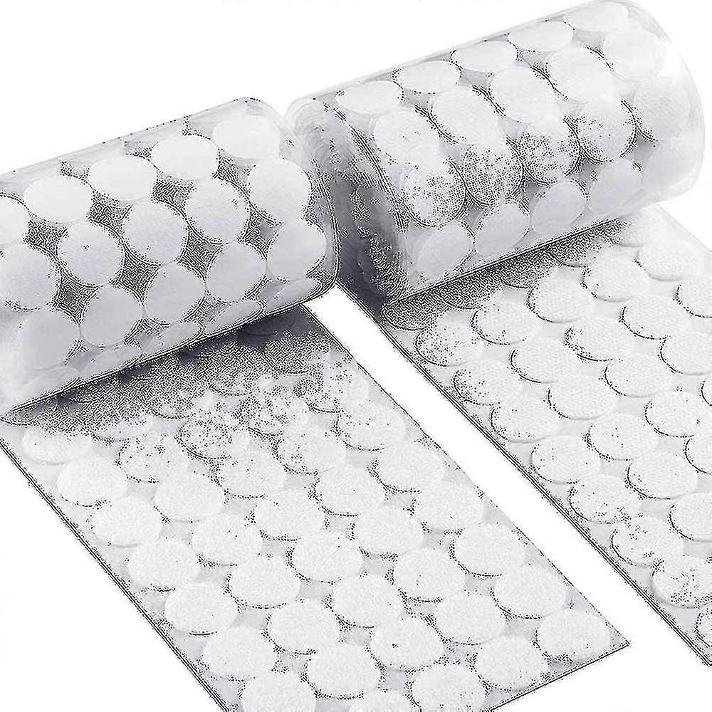 15mm Hook And Loop 100 Pairs Diameter Hook And Loop Self Adhesive Round