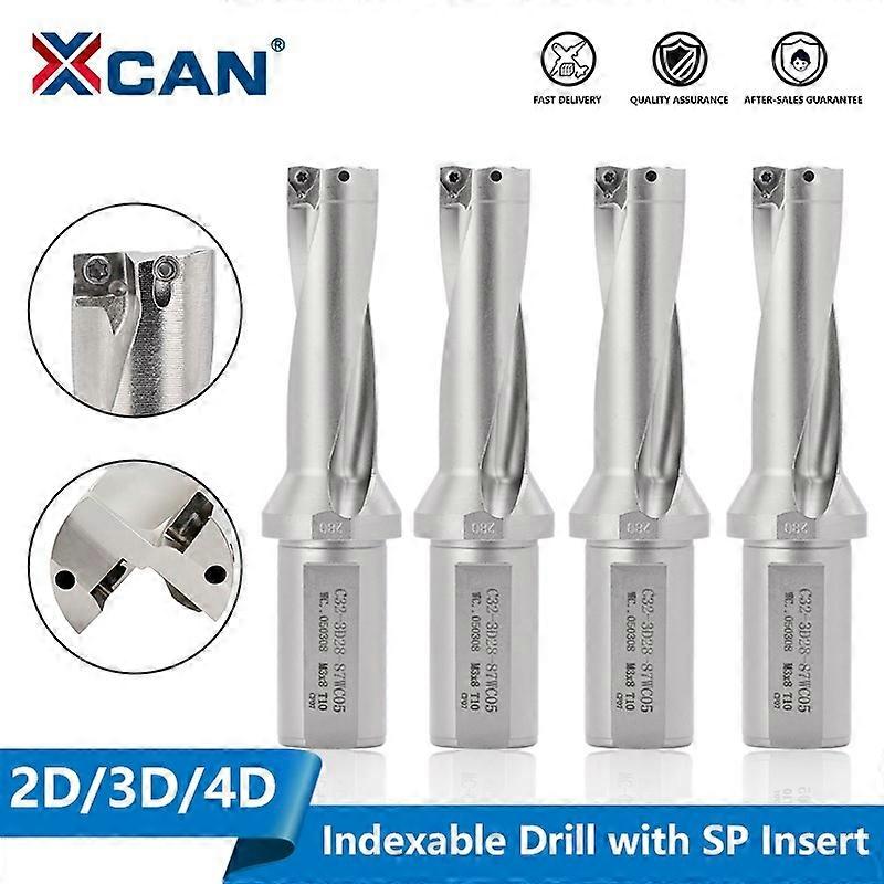 XCAN SP Series Drill Bites Insert Drill 13-50mm Depth 2D 3D 4D Indexable U Drill CNC for SPMG Machin