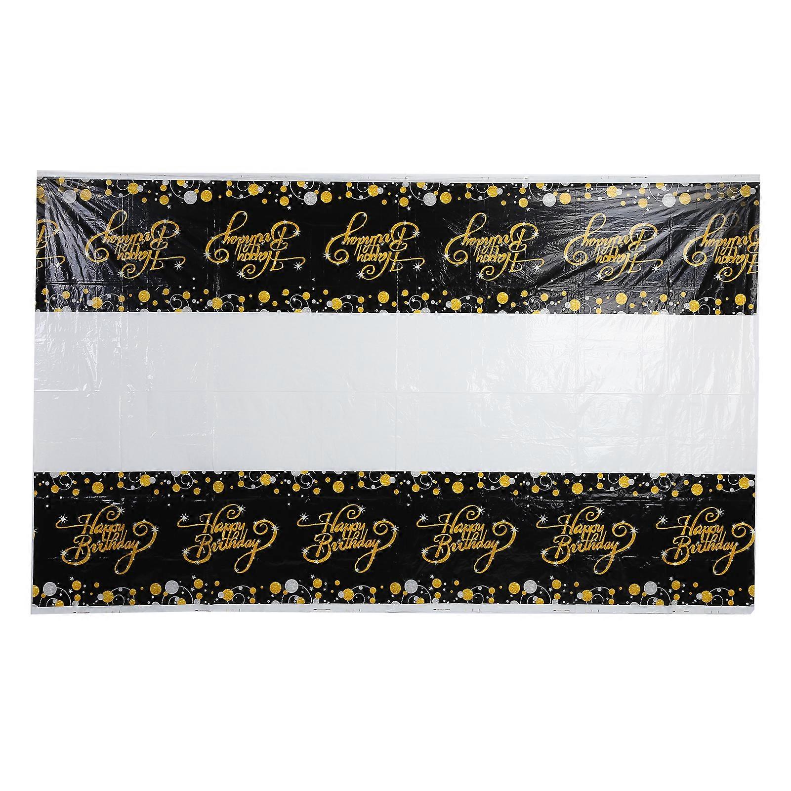Tablecloth Plastic Table Cover Rectangular Table Decoration compatible Birthday Party Banquet
