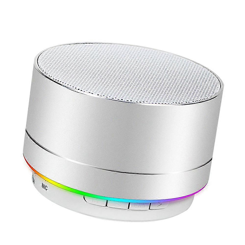 Portable Wireless Bluetooth Speaker with LED Lights, Multi-Function Indoor Outdoor Stereo Bass Bluetooth Speakers, Built-in Microphone, FM Radio, Hand