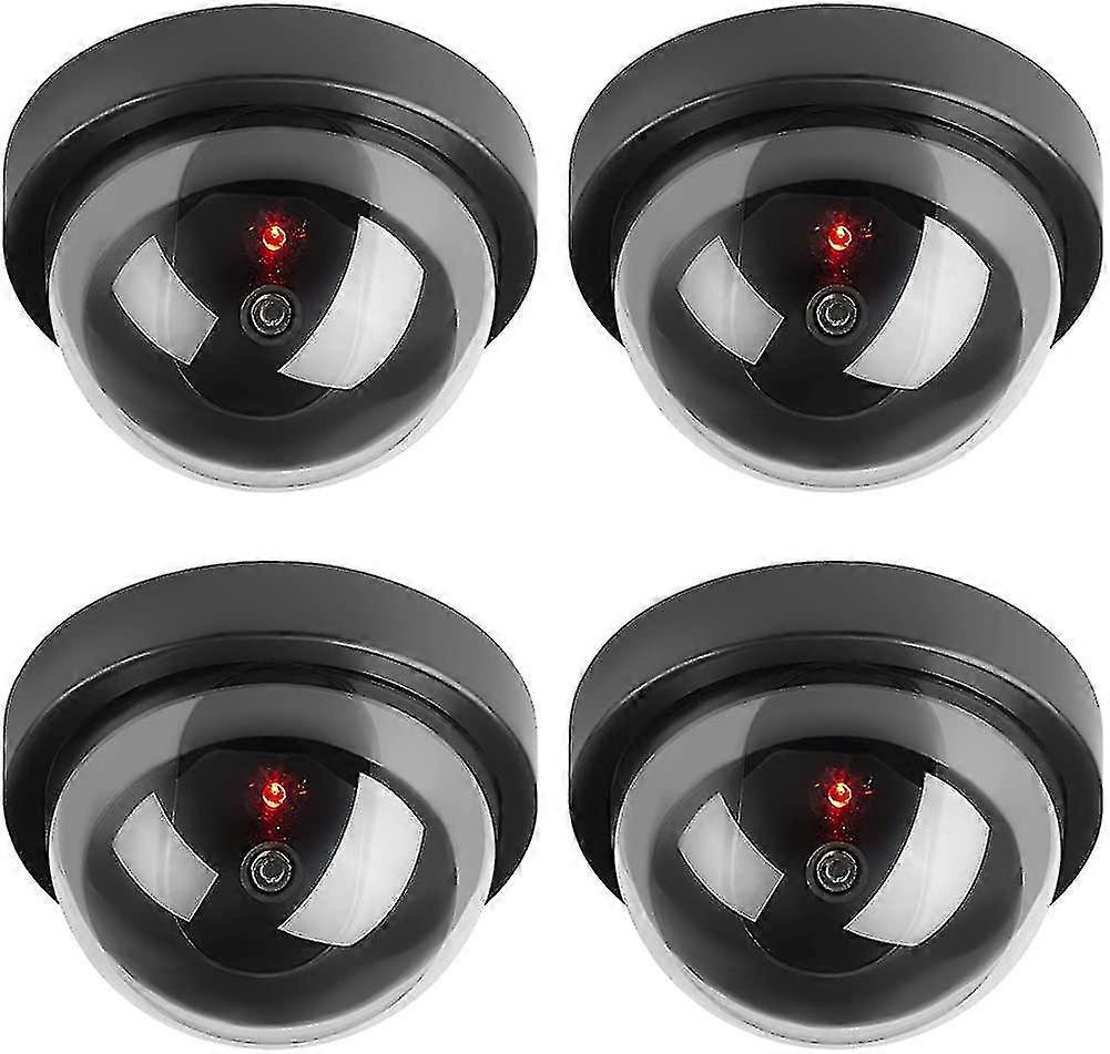 round dummy camera cctv surveillance camera security camera with flashing led