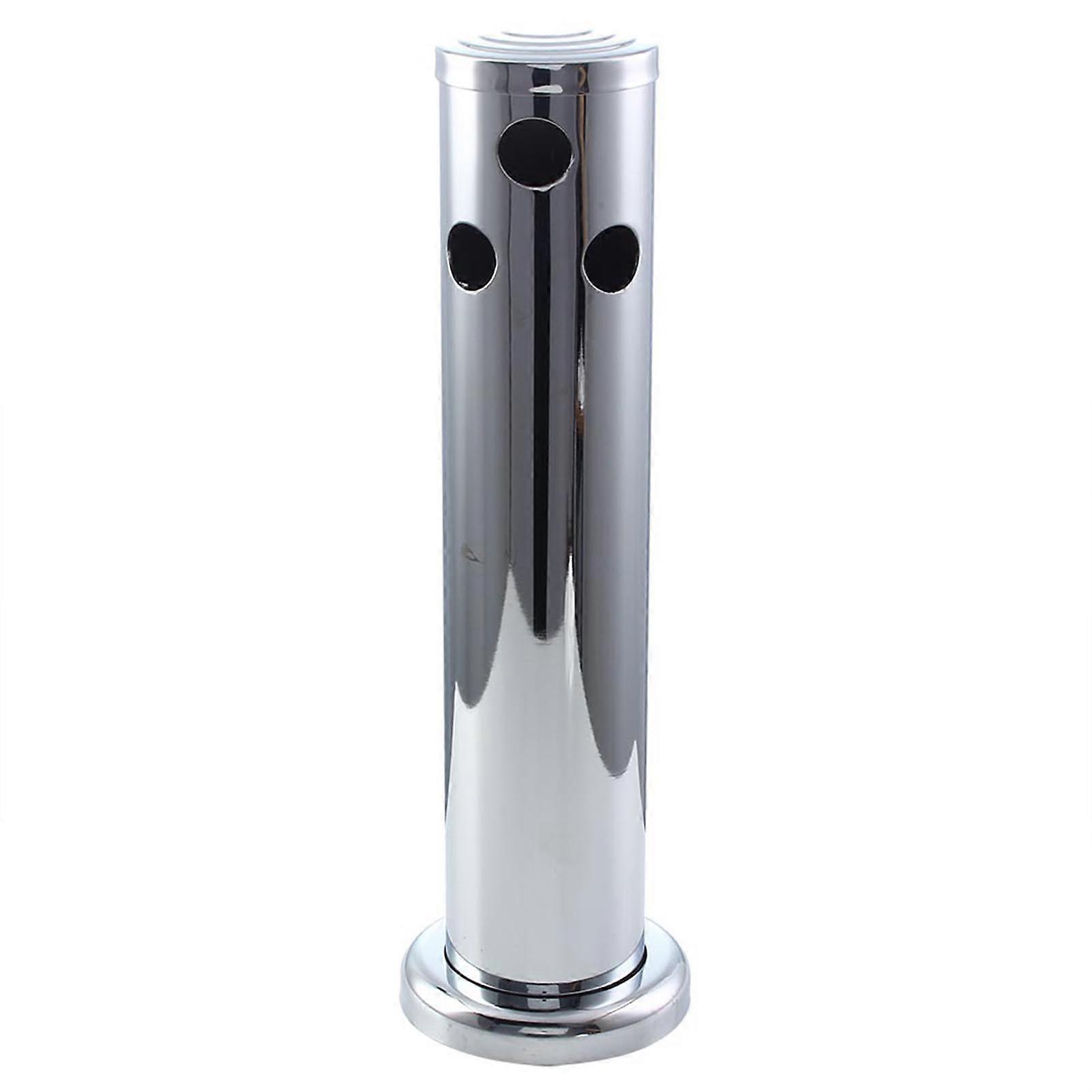 3" Stainless Steel Adjustable Draft Beer Kegerator Tower Beer Dispenser Tool(Triple Faucet)